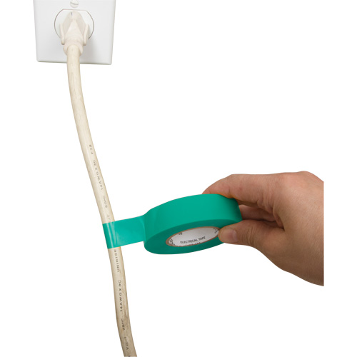 Ruban isolant, 19 mm (3/4") x 18 m (60'), Vert, 7 mils Planification Entrepots Molloy