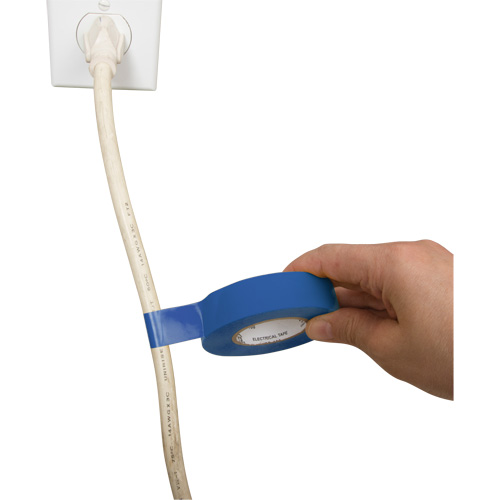 Electrical Tape, 19 mm (3/4") x 18 M (60'), Blue, 7 mils Planification Entrepots Molloy