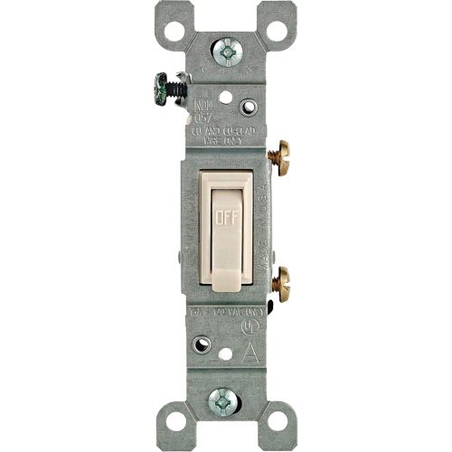 Residential Grade Single-Pole Toggle Switch Planification Entrepots Molloy