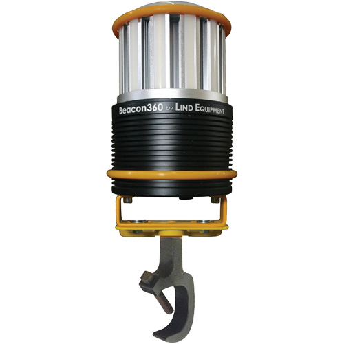 Beacon360 GO Portable Work Light with Clamp Mount, LED, 45 W, 6000 Lumens, Aluminum Housing Planification Entrepots Molloy