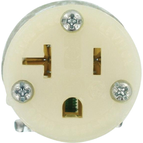 Hospital Grade Extension Plug Connector, 5-20R, Nylon Planification Entrepots Molloy