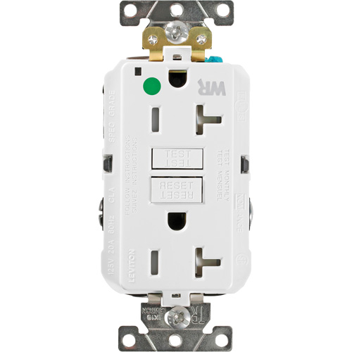 SmartlockPro&reg; Extra Heavy-Duty Self-Test GFCI Receptacle Planification Entrepots Molloy