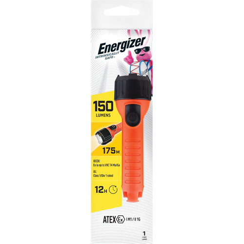 Intrinsically Safe&reg; Handheld Flashlight, LED, 150 Lumens, AA Batteries Planification Entrepots Molloy