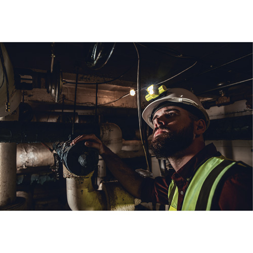 USB HAZ-LO&reg; Intrinsically Safe Headlamp, LED, 250 Lumens, 7 Hrs. Run Time, Rechargeable Batteries Planification Entrepots Molloy