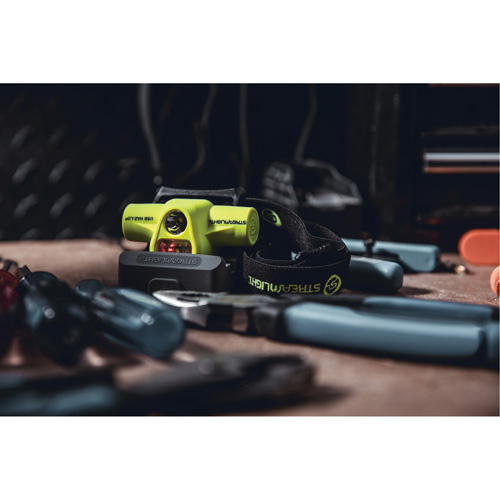 USB HAZ-LO&reg; Intrinsically Safe Headlamp, LED, 250 Lumens, 7 Hrs. Run Time, Rechargeable Batteries Planification Entrepots Molloy