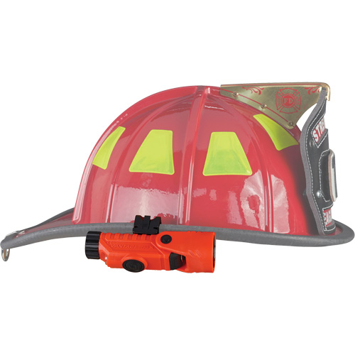 Vantage&reg; 180 X Multi-Fuel Helmet/Right Angle Flashlight, LED, Rechargeable/CR123A Batteries, Nylon Polymer Planification Entrepots Molloy