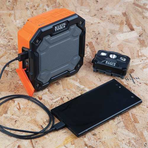 Bluetooth&reg; Jobsite Speaker with Magnet & Hook (Tool Only), Lithium-Ion Planification Entrepots Molloy