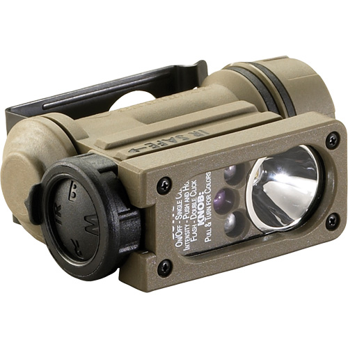 Sidewinder Compact&reg; II Hands Free Light, LED, 55 Lumens, 6 Hrs. Run Time, AA Batteries Planification Entrepots Molloy