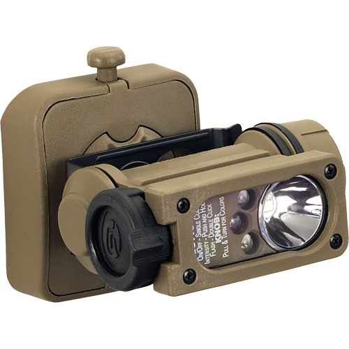 Sidewinder Compact&reg; II Military Model Hands Free Light, LED, 55 Lumens, 6 Hrs. Run Time, AA Batteries Planification Entrepots Molloy