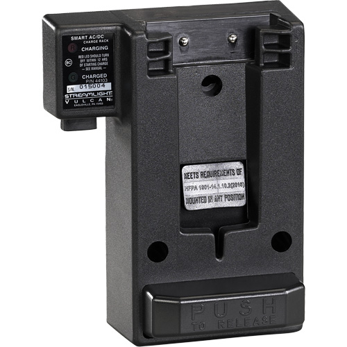 Support de recharge CA/CC intelligent pour les lampes de poche de la s&eacute;rie Vulcan Planification Entrepots Molloy