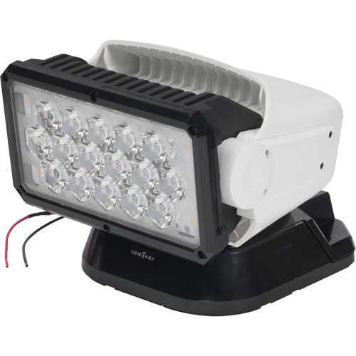 Utility Remote Control Search Light, LED, 4250 Lumens Planification Entrepots Molloy