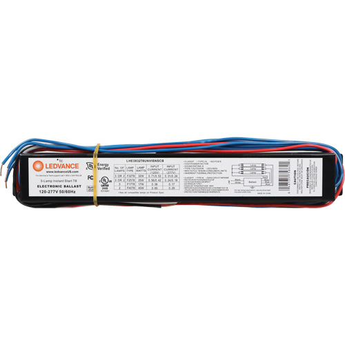 Ballast &agrave; 3 lampes fluorescentes T8 Planification Entrepots Molloy