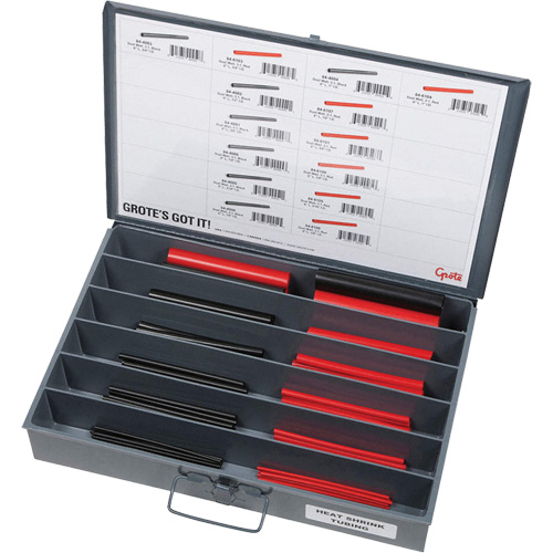 Plateau d'assortiment de tube &agrave; thermor&eacute;tr&eacute;cissement Planification Entrepots Molloy