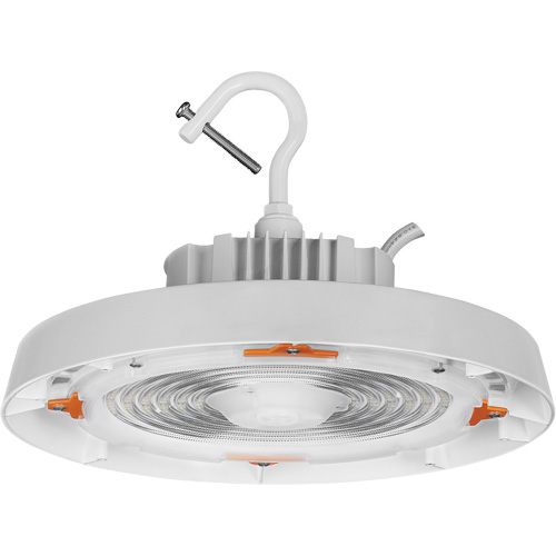 UFO High Bay Light, LED, 120 - 347 V, 150 W, 7.3" H x 11" W Planification Entrepots Molloy