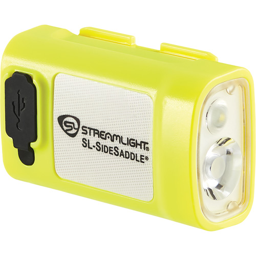 SL-SIDESADDLE&reg; USB Hardhat & Helmet Light, LED, 350/320/400 Lumens, 6.25/7/5 Hrs. Run Time, Rechargeable Batteries Planification Entrepots Molloy