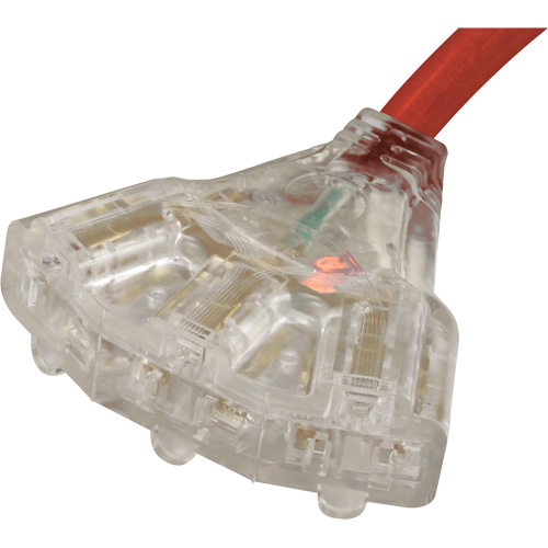 Rallonge pour g&eacute;n&eacute;ratrice avec triple fiche, STW, AWG 10, 3 prise(s), 25' Planification Entrepots Molloy