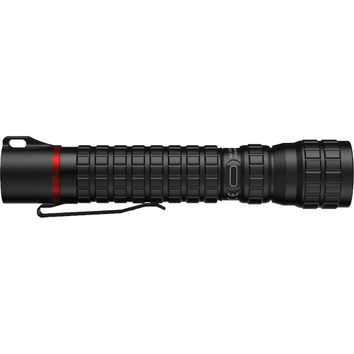 G40R Waterproof Flashlight with Twist Focus, LED, 650 Lumens, Rechargeable Batteries Planification Entrepots Molloy