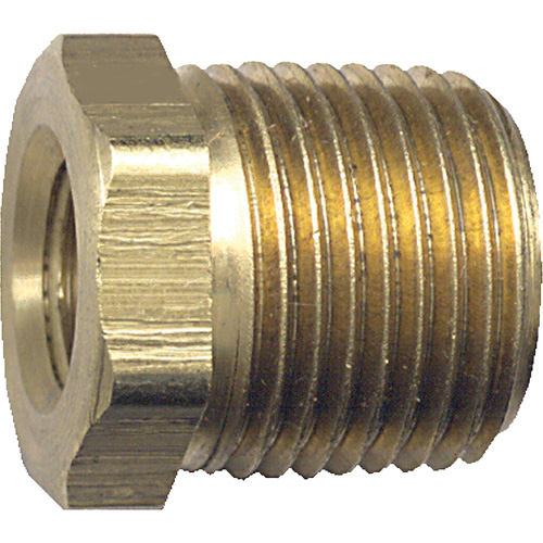 Pipe Bushing, 1" x 3/4", NPT x FPT, Brass Planification Entrepots Molloy