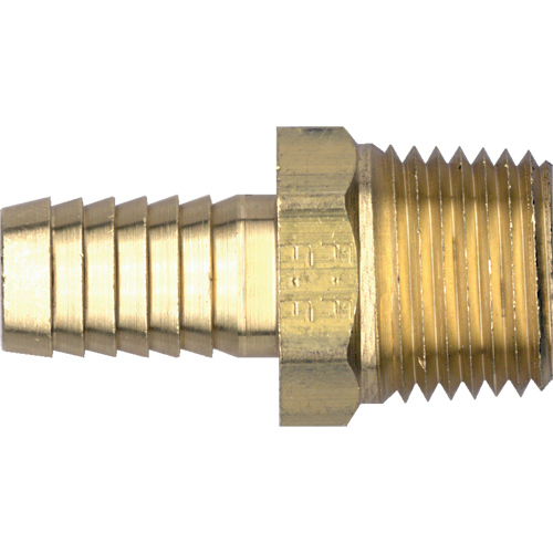 3/8" Male Pipe Hose Barb, Brass Planification Entrepots Molloy