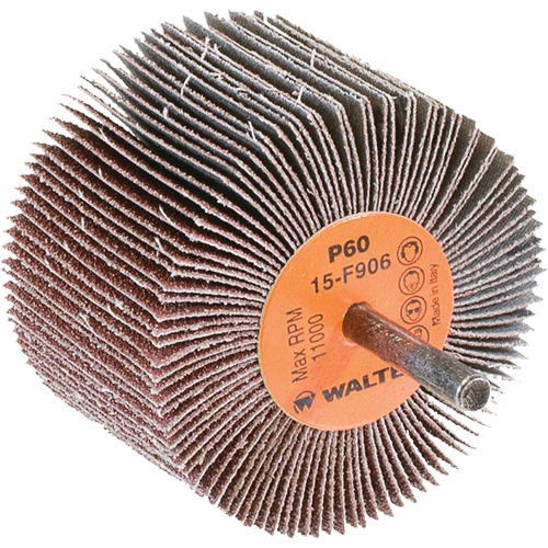 Flap Wheels-Coolcut Flap Wheels, Aluminum Oxide, 60 Grit, 3" x 2" x 1/4" Planification Entrepots Molloy