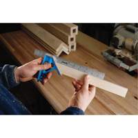 True Blue&reg; Combination Square, 12" L, 1/16" Graduations, Steel, Plain Planification Entrepots Molloy