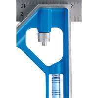 True Blue&reg; Combination Square, 12" L, 1/16" Graduations, Steel, Plain Planification Entrepots Molloy