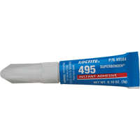 495 Super Bonder&reg; Instant Adhesive, Clear, Tube, 3 g Planification Entrepots Molloy
