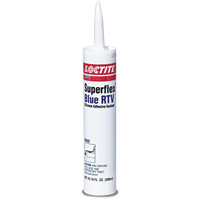 Superflex RTV Silicone Adhesive Sealant, Cartridge, Blue Planification Entrepots Molloy