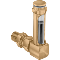 Brass Liquid Level Gauges - Union Coupling, Threaded, 8-11/16" L, 225°F (107.22° C) Planification Entrepots Molloy