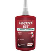 Composé de blocage Loctite<sup>MD</sup> 675, 250 ml, Bouteille, Vert AF312 | Planification Entrepots Molloy