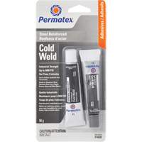 Cold Weld Bonding Compound, 2 x 28 g, Tube, Two-Part, Grey Planification Entrepots Molloy