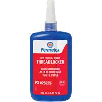 Permanent Strength Threadlocker, Red, High, 250 ml, Bottle AH116 | Planification Entrepots Molloy