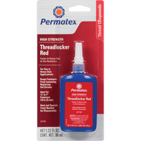 Threadlocker, Red, High, 36 ml, Bottle AH117 | Planification Entrepots Molloy