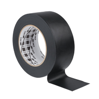 Rubans adh&eacute;sifs en vinyle 3903, 1245 mm (49") la x 46 m (151') lo, 6,5 mils, Noir Planification Entrepots Molloy