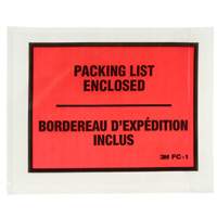 Packing List Envelope, 5-1/2" L x 4-1/2" W, Endloading Style Planification Entrepots Molloy