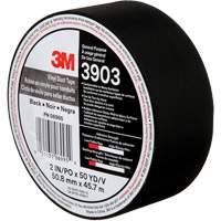 Rubans adh&eacute;sifs en vinyle 3903, 48 mm (2") la x 45 m (148') lo, 6,5 mils, Noir Planification Entrepots Molloy