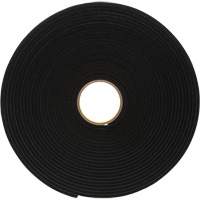 Ruban de mousse en vinyle 4504, 25,4 mm (1") la x 16,5 m (54') lo, 250 mils, Noir Planification Entrepots Molloy