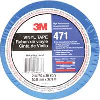 471 Vinyl Tape, 50.8 mm (2") W x 32.9 m (108') L, 5.2 mils, Blue Planification Entrepots Molloy