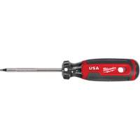 Square Screwdriver, #1 Tip, Round, 170 mm L, Cushion Grip Handle Planification Entrepots Molloy