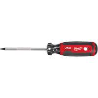Square Screwdriver, #2 Tip, Round, 211 mm L, Cushion Grip Handle Planification Entrepots Molloy
