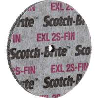 Meule homog&egrave;ne Scotch-Brite EXL, 3" x 1/2", Arbre de 1/4" Planification Entrepots Molloy