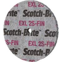 Meule homog&egrave;ne Scotch-Brite EXL, 3" x 1/2", Arbre de 1/4" Planification Entrepots Molloy