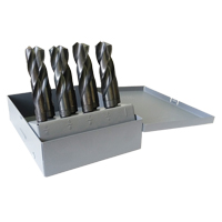 Reduced Shank Drill Bit Set, 5 Pieces, High Speed Steel Planification Entrepots Molloy