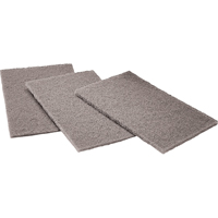 Scotch-Brite Hand Pads, Silicon Carbide, 6" x 9", Medium Grit Planification Entrepots Molloy