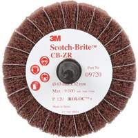 Disque combin&eacute; Scotch-Brite, 2-1/2" dia., Grain 120, Oxyde d'aluminium Planification Entrepots Molloy