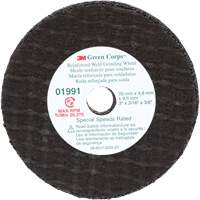 Green Corps Cut-Off Wheel, 3" x 0.188", 3/8" Arbor, Type 1, Aluminum Oxide, 35000 RPM Planification Entrepots Molloy