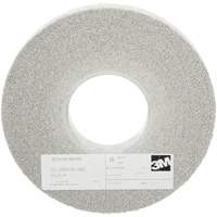 Meules d'&eacute;barbage EXL Scotch-Brite, 8" x 1", Arbre de 3", Oxyde d'aluminium Planification Entrepots Molloy