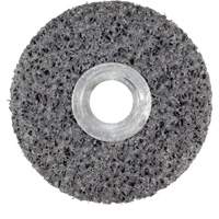 Roue unitaris&eacute; CS-UW Clean & Strip Scotch-Brite, 6" x 1", Arbre de 5/8", Grain de Extra grossier, Carbure de silicium Planification Entrepots Molloy