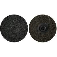 Disques non tiss&eacute;s &agrave; changement rapide, 3" dia., Grain Extra grossier, Oxyde d'aluminium Planification Entrepots Molloy