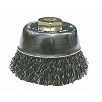 Crimped Wire Cup Brushes - High Speed Small Grinder Planification Entrepots Molloy